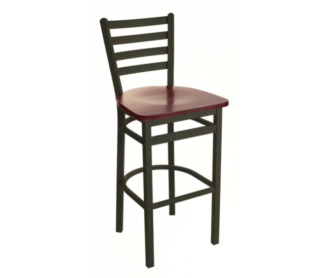 Lima Metal Ladder Back Restaurant Commercial Grade Bar Stools BFM